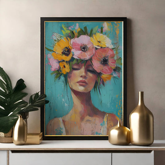 Print - "Flower Girl"